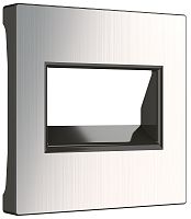 Лицевая панель Werkel для 2-м. розетки RJ45+RJ45 глянцевый никель картинка